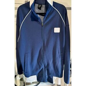 Nike Jacket Mens Medium Blue Track Full Zip Lebron James‎ Outdoor